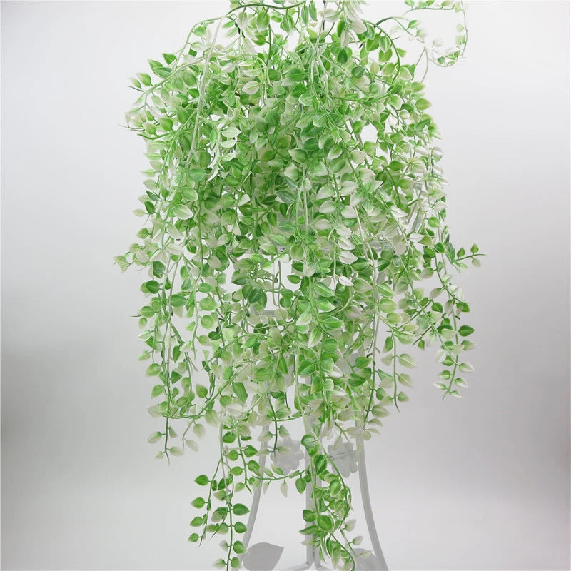 Artificial Plant Vines Wall Hanging Simulation Rattan Leaves Branches Green Plant Ivy Leaf Home Wedding Decoration Plant-Fall