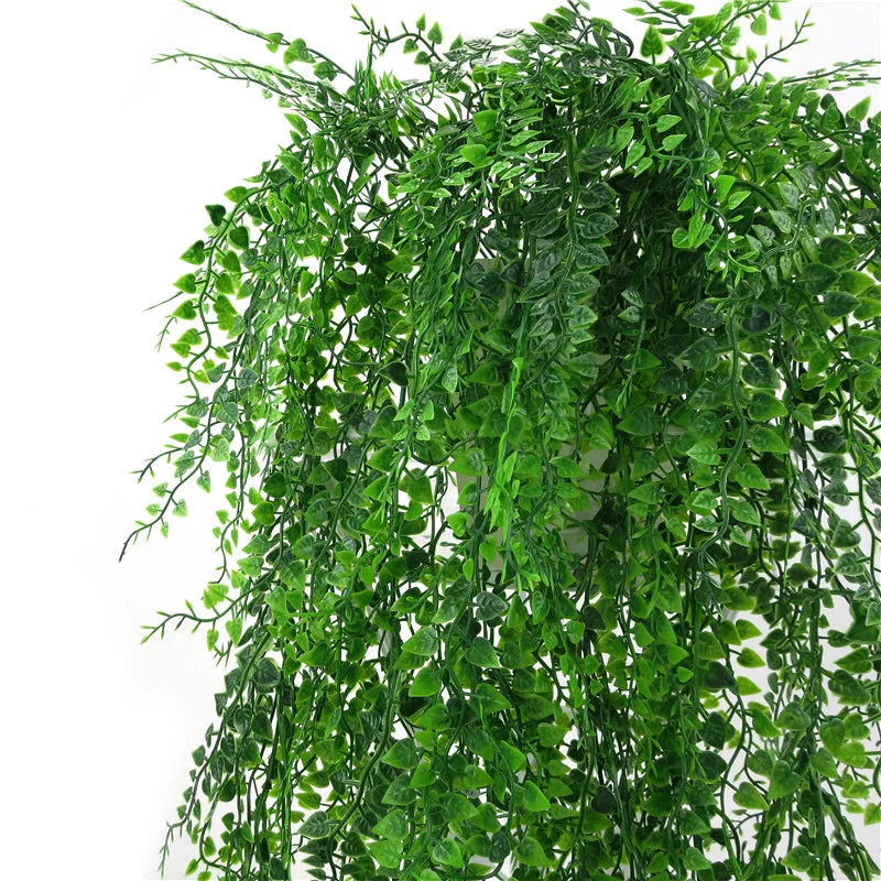 Artificial Plant Vines Wall Hanging Simulation Rattan Leaves Branches Green Plant Ivy Leaf Home Wedding Decoration Plant-Fall