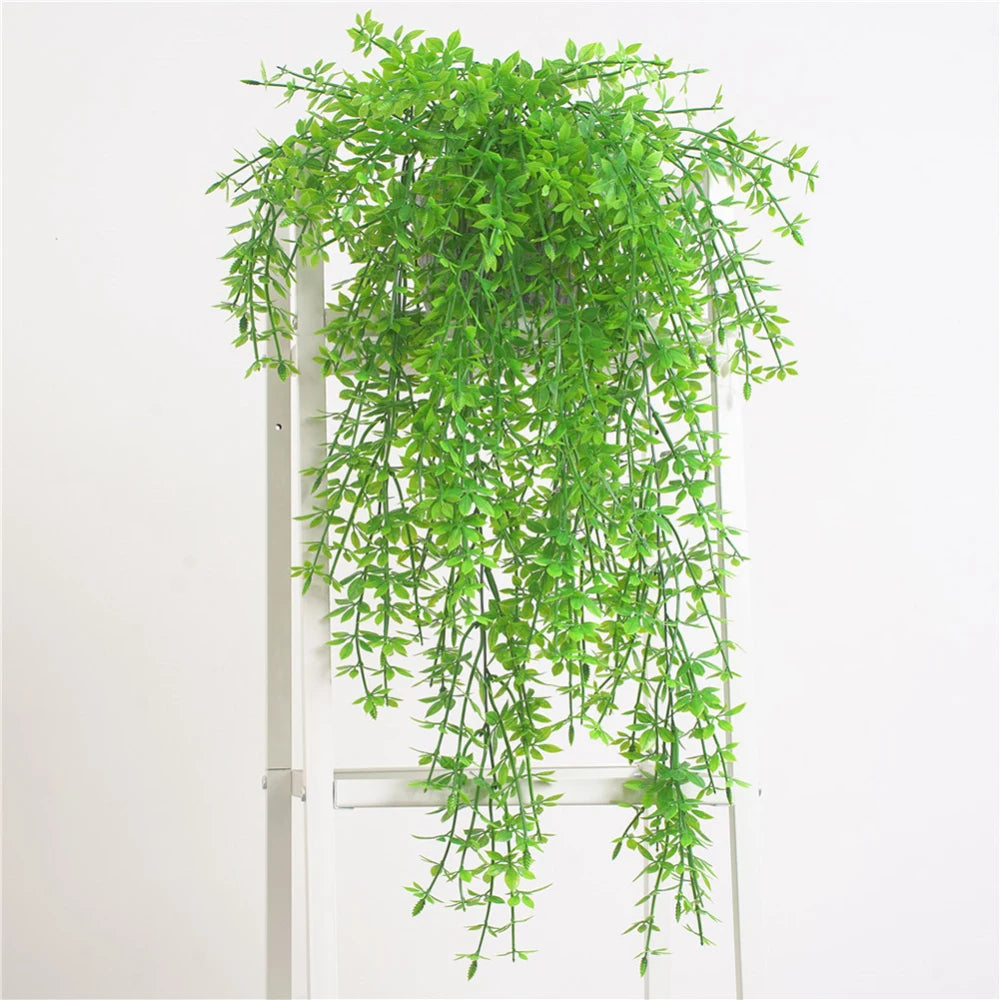 Artificial Plant Vines Wall Hanging Simulation Rattan Leaves Branches Green Plant Ivy Leaf Home Wedding Decoration Plant-Fall