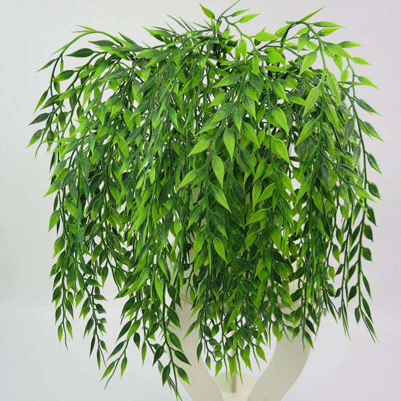 Artificial Plant Vines Wall Hanging Simulation Rattan Leaves Branches Green Plant Ivy Leaf Home Wedding Decoration Plant-Fall