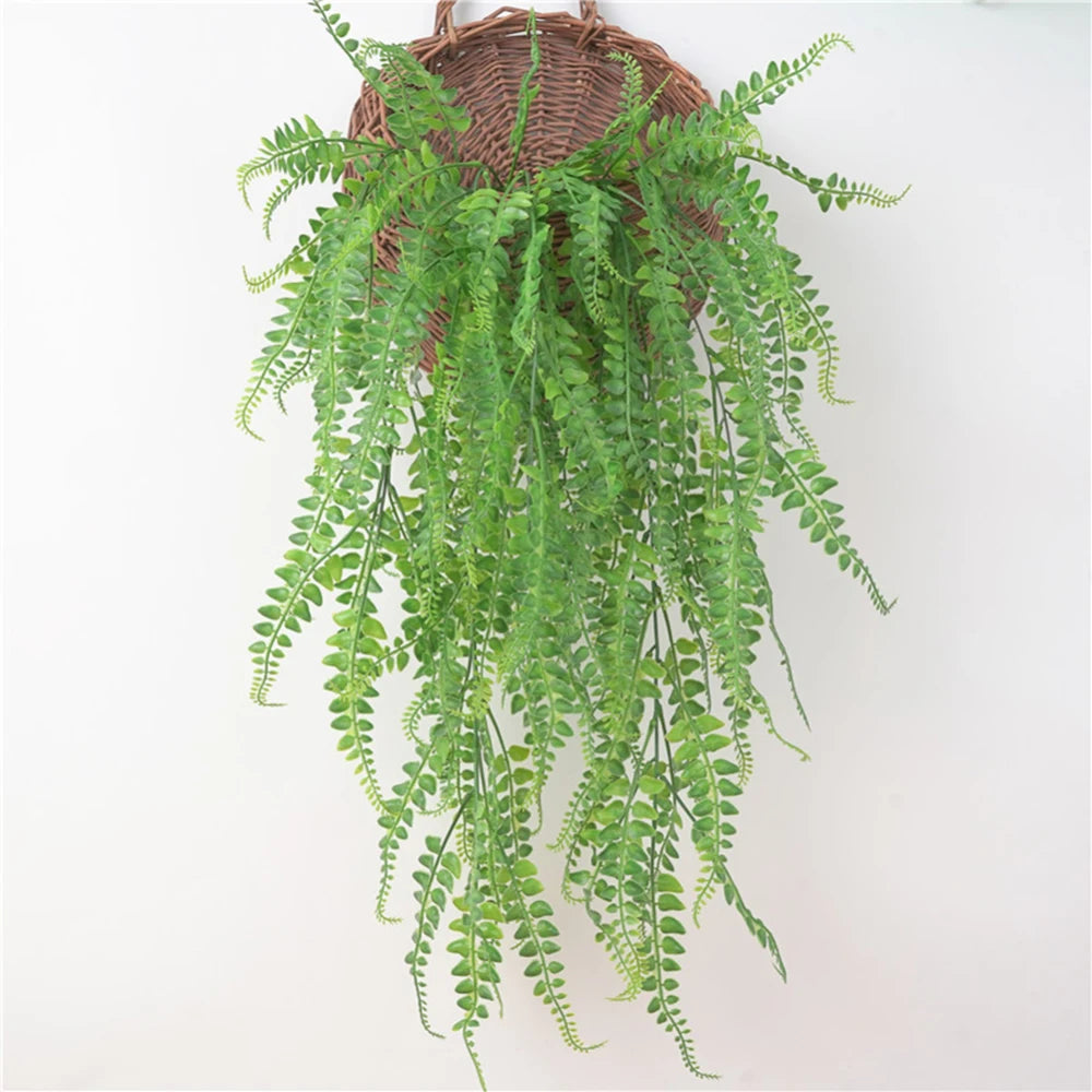 Artificial Plant Vines Wall Hanging Simulation Rattan Leaves Branches Green Plant Ivy Leaf Home Wedding Decoration Plant-Fall