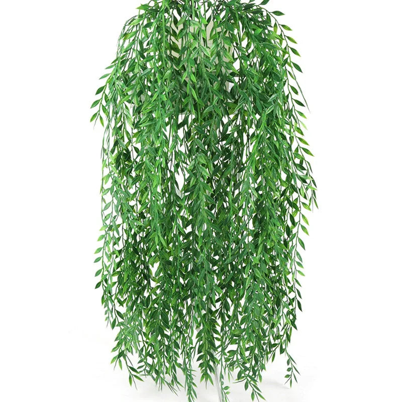 Artificial Plant Vines Wall Hanging Simulation Rattan Leaves Branches Green Plant Ivy Leaf Home Wedding Decoration Plant-Fall