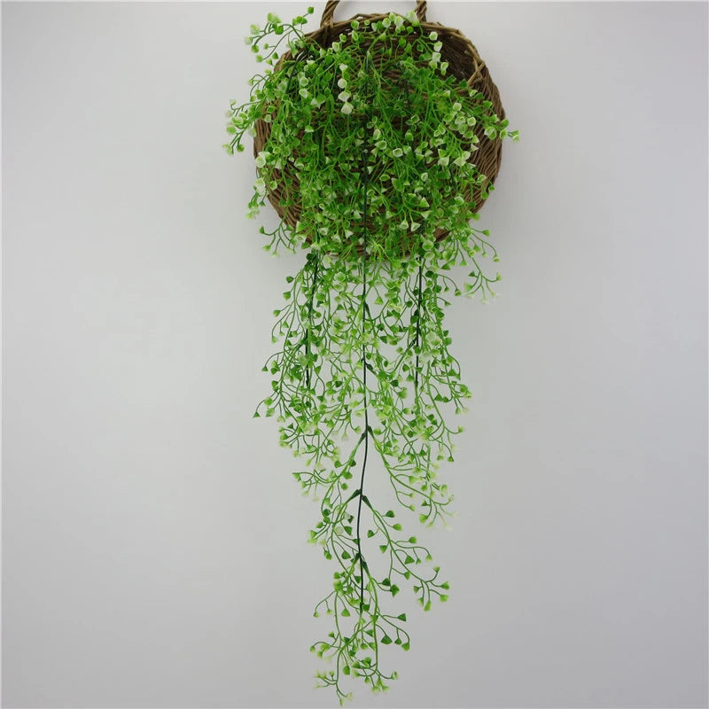 Artificial Plant Vines Wall Hanging Simulation Rattan Leaves Branches Green Plant Ivy Leaf Home Wedding Decoration Plant-Fall