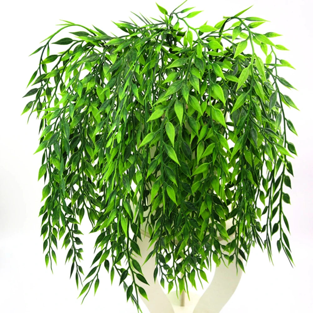 Artificial Plant Vines Wall Hanging Simulation Rattan Leaves Branches Green Plant Ivy Leaf Home Wedding Decoration Plant-Fall