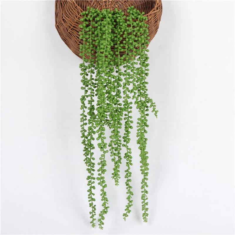 Artificial Plant Vines Wall Hanging Simulation Rattan Leaves Branches Green Plant Ivy Leaf Home Wedding Decoration Plant-Fall