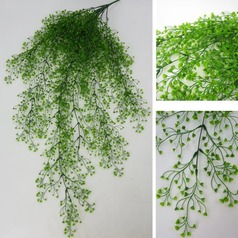 Artificial Plant Vines Wall Hanging Simulation Rattan Leaves Branches Green Plant Ivy Leaf Home Wedding Decoration Plant-Fall