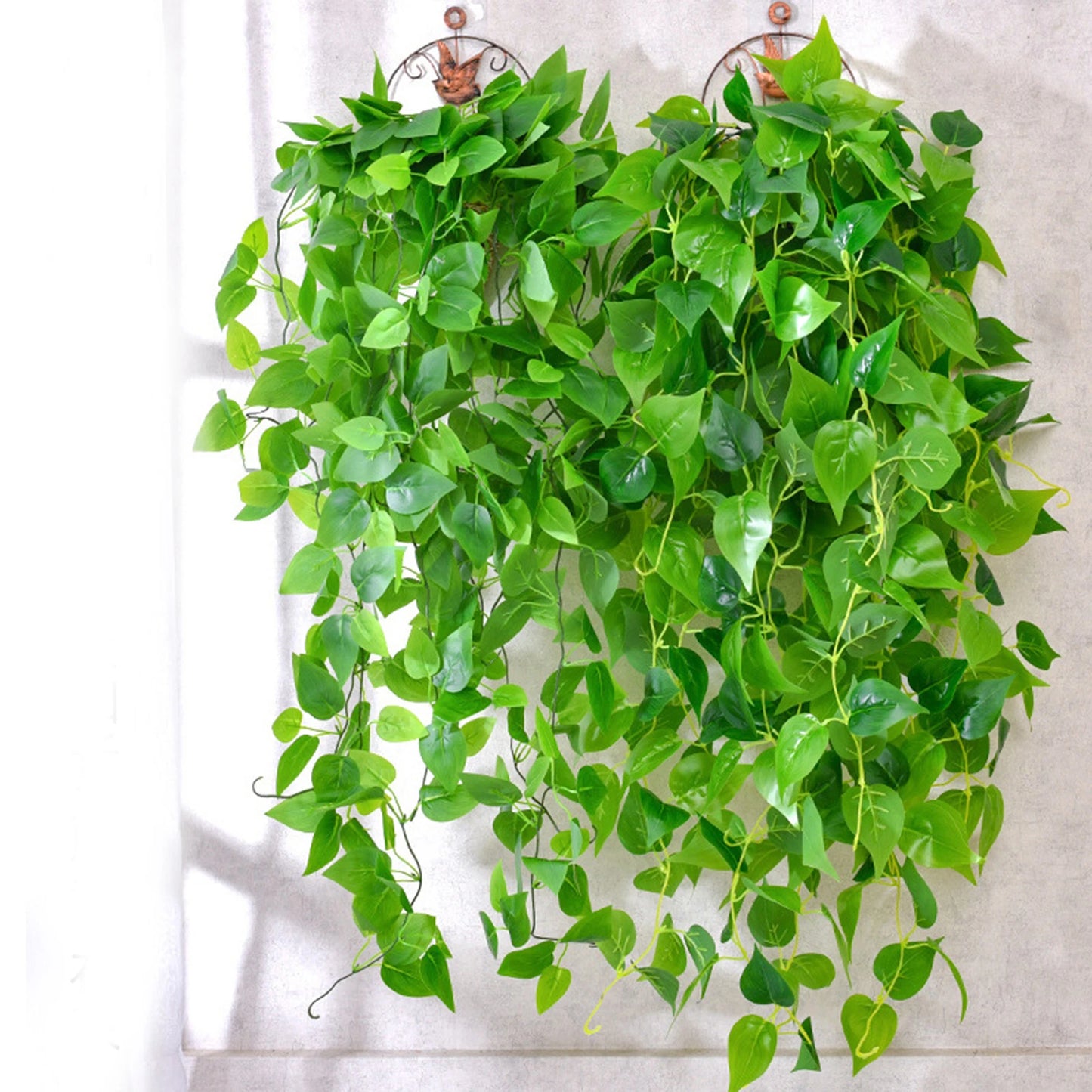 Artificial Plant Vines Wall Hanging Simulation Rattan Leaves Branches Green Plant Ivy Leaf Home Wedding Decoration Plant-Fall