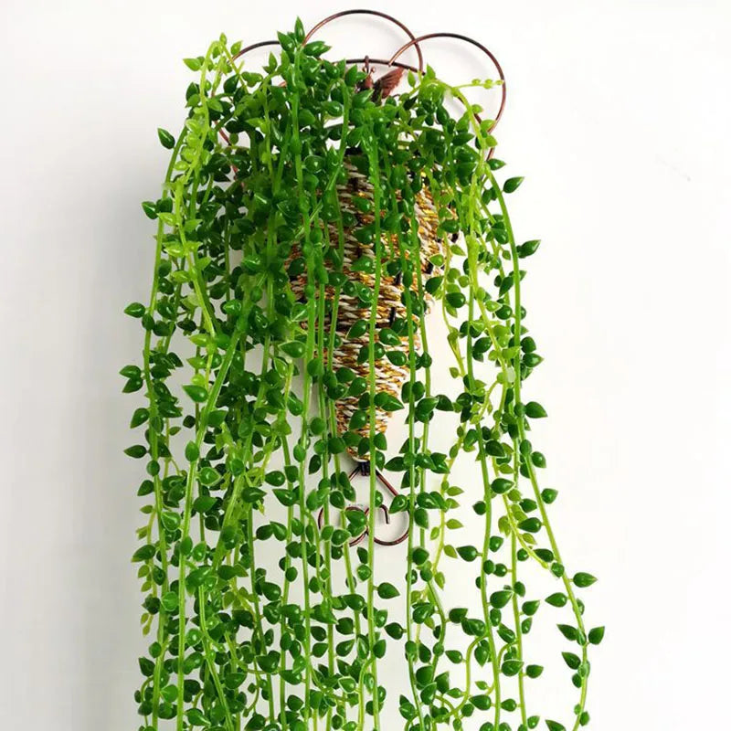 Artificial Plant Vines Wall Hanging Simulation Rattan Leaves Branches Green Plant Ivy Leaf Home Wedding Decoration Plant-Fall