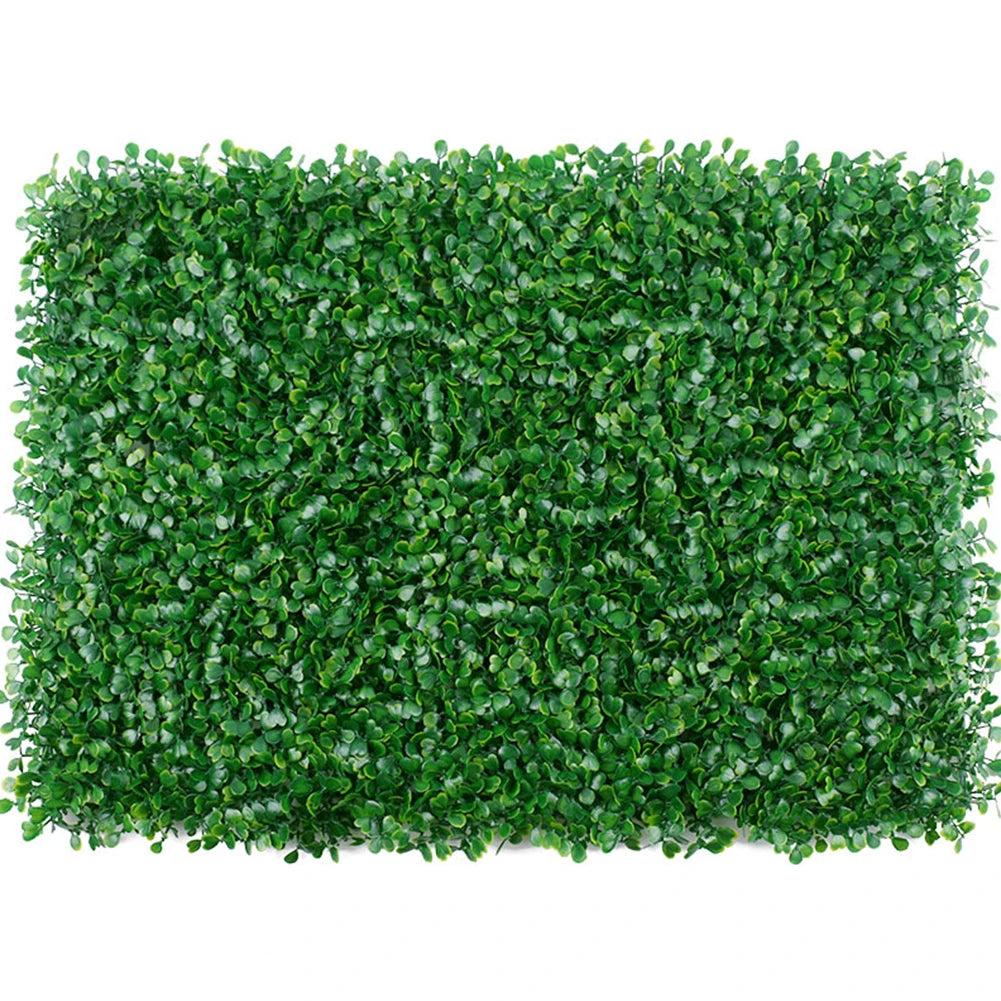 40x60cm Artificial Plant Walls Foliage Hedge Grass Mat Greenery Panels Fence Home Decoration Fake Plants Garden Simulated Lawns